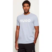 Koszulki męskie - HUGO T-shirt Dulivio Regular Fit - miniaturka - grafika 1
