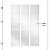 Drzwi wewnętrzne - Drzwi wewnętrzne pokojowe Ankona biała 90 lewe Artens 5905996603738 - miniaturka - grafika 1