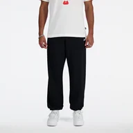 Spodnie męskie - Spodnie męskie New Balance MP41519BK  czarne - miniaturka - grafika 1