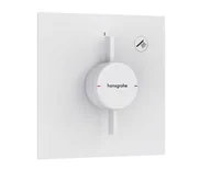 Baterie wannowe i prysznicowe - Hansgrohe DuoTurn E - Bateria prysznicowa podtynkowa, biały mat 75617700 - miniaturka - grafika 1