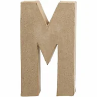 Dekoracje domu - Creativ Company AS Creativ Company, duża litera "M", Papier Mache, 20,5 cm - miniaturka - grafika 1