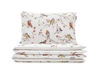 Pościel - pościel ptaszki 160x200 cm + 2x 80x70 cm - miniaturka - grafika 1