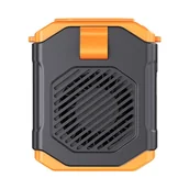 Wentylatory - Przenośny wentylator, mini wentylator chłodzący, 5 prędkości, ładowanie USB (pomarańczowy) - miniaturka - grafika 1