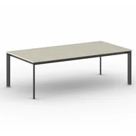 Stoły i stoliki do biura - B2B Partner Stół konferencyjny PRIMO INVITATION 2400 x 1200 x 740 mm, dąb naturalny 499546 - miniaturka - grafika 1