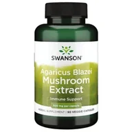 Suplementy naturalne - Swanson - Grzyby Agaricus Blazei, 500mg, 90 vkaps - miniaturka - grafika 1