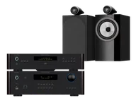 Zestawy stereo - Rotel RA-1572 MkII (czarny) + RCD-1572 MkII (czarny) + 705 S3 (czarny) - miniaturka - grafika 1