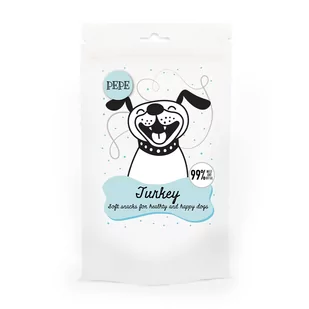 PAKA ZWIERZAKA Paka Zwierzaka Pepe Mini Chunkies Indyk Przysmak Dla Psa 80 g - Przysmaki dla psów - miniaturka - grafika 1