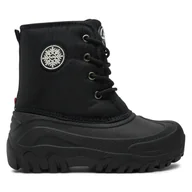Buty dla chłopców - Śniegowce Vertigo Alpes Uvraz Czarny - miniaturka - grafika 1