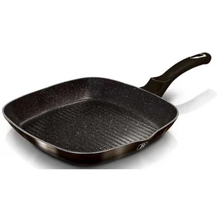 Berlinger Haus Patelnia Lumarko Patelnia grillowa 28cm bh-6611 shiny black BH-6611 Kinghoff - Patelnie - miniaturka - grafika 1