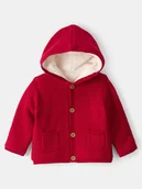 Bluzy i sweterki niemowlęce - carter's Kardigan w kolorze czerwonym - miniaturka - grafika 1