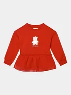 Bluzki damskie - Guess Bluzka K3BQ04 KAV34 Czerwony Regular Fit - miniaturka - grafika 1