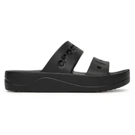 Klapki i japonki męskie - CROCS BAYA PLATFORM SANDAL 208188-001 Czarny - miniaturka - grafika 1