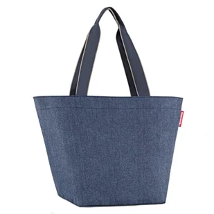 reisenthel Shopper M Herringbone Dark Blue, Ciemny niebieski, Talla única, zwykły - Torebki damskie - miniaturka - grafika 1