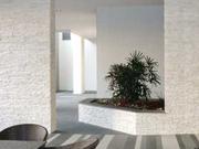 Elewacje - Kamień dekoracyjny marmur Pure White 10x40 - miniaturka - grafika 1