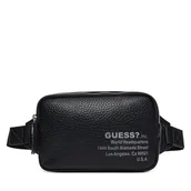 Nerki - Saszetka nerka Guess HMNYLP P5424 Czarny - miniaturka - grafika 1