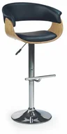 Taborety i hokery - Hoker Halmar H45 czarny  - miniaturka - grafika 1