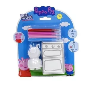 Hasbro Peppa Pig Felties Figura Do Malowania Peppa - Farby i media malarskie - miniaturka - grafika 1