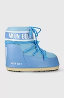 Śniegowce damskie - Moon Boot śniegowce ICON LOW NYLON kolor niebieski 14093400.015 - miniaturka - grafika 1