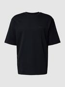 Koszulki męskie - T-shirt z detalem z logo - miniaturka - grafika 1
