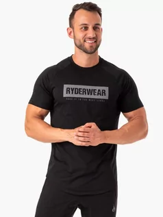 Koszulki sportowe męskie - Ryderwear Mens Iron T-Shirt Black M - grafika 1