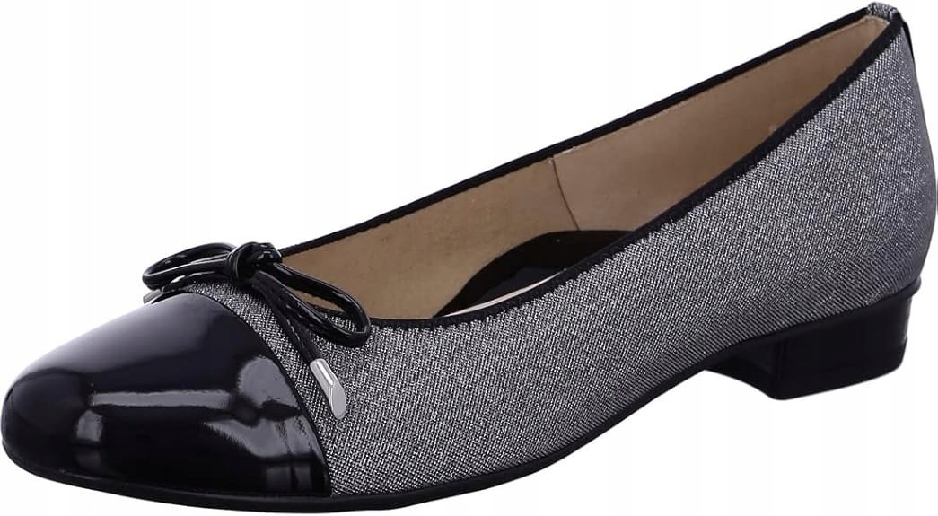 ARA DAMSKIE BALERINY WSUWANE SZARE CASUAL 39 1Ż4C