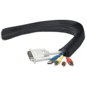 Inne akcesoria audio-wideo - Manhattan Osłona Kablowa elastyczna na rzep 180 cm - miniaturka - grafika 1