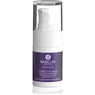 BasicLab Esteticus 0,07% Retinal, Fitosfingozyna, Karnozyna 2.0 - Korygujące serum 20ml - Serum do twarzy - miniaturka - grafika 1