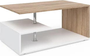 Vicco Stolik kawowy Guillermo, 91 x 41 cm, Biały/Sonoma - Ławy i stoliki kawowe - miniaturka - grafika 1