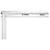 Sprzęt geodezyjny - Topex Kątownik budowlany aluminiowy 300x175mm kat:30C363 - miniaturka - grafika 1