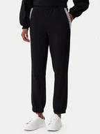 Spodnie sportowe damskie - TWINSET Spodnie dresowe 252LI2MDD Czarny Regular Fit - miniaturka - grafika 1
