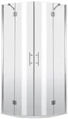 Kabiny prysznicowe - Deante Abelia 100 cm czteroszybowa kabina półokrągła - miniaturka - grafika 1