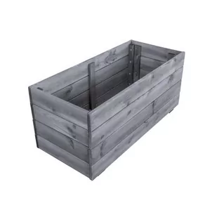 Kwietnik drewniany szary 88 x 39 x 40 Stelmet - Donice - miniaturka - grafika 1