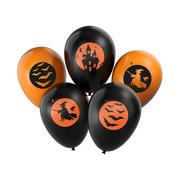 Halloween - Arpex Balony na Halloween mix wzorów 28 cm 5 sztuk HA5678 HA5678 - miniaturka - grafika 1