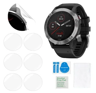 Folia ochronna do GARMIN FENIX 6 hydrożelowa na ekran smartwatch 6 sztuk - Akcesoria do smartwatchy - miniaturka - grafika 1