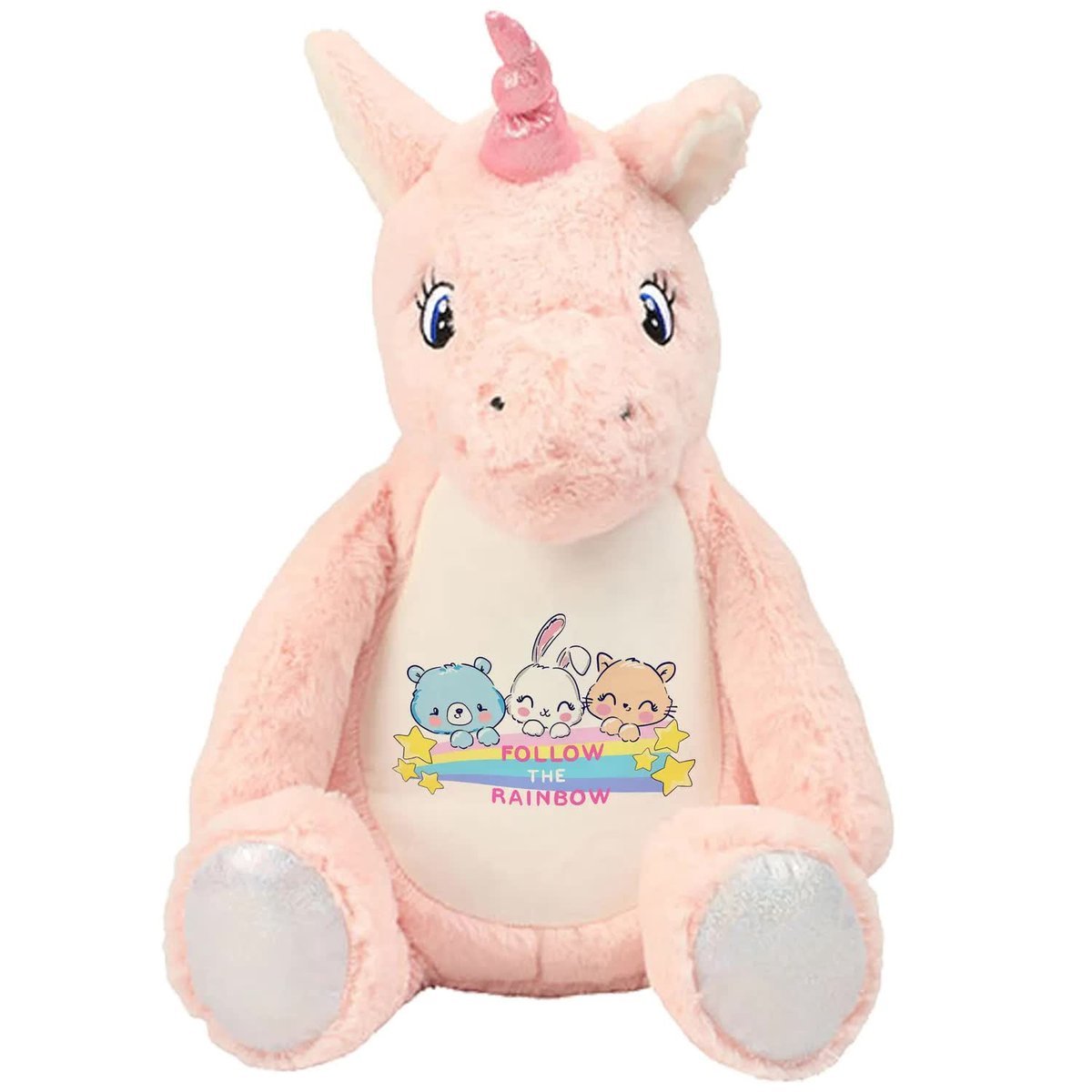 Przytulanka Jednorożec FOLLOW THE RAINBOW Miś Wz