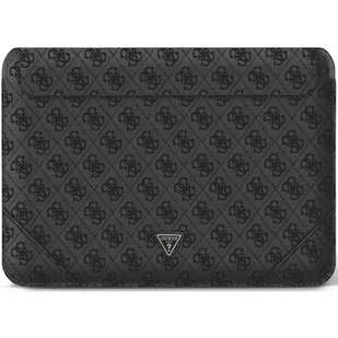 Guess Sleeve GUCS16P4TK 16" czarny/black 4G Uptown Triangle logo GUE001830-0 - Torby na laptopy - miniaturka - grafika 1