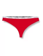 Majtki damskie - Calvin Klein Stringi damskie, Czerwony, XL - miniaturka - grafika 1