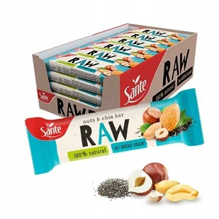 RAW Baton Owocowy Orzech & Chia 35g - zestaw 36 sztuk - Przekąski dla dzieci - miniaturka - grafika 1