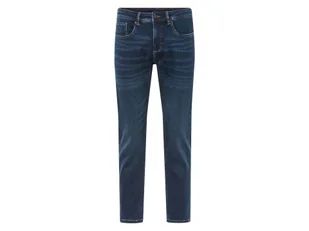 LIVERGY® Jeansy dresowe męskie, Slim Fit (Ciemnoniebieski, 46 (30/32)) - Spodnie męskie - miniaturka - grafika 1