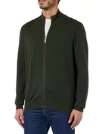 Kurtki męskie - bugatti Męska kurtka z dzianiny, Oliwkowo-190, XXL - miniaturka - grafika 1