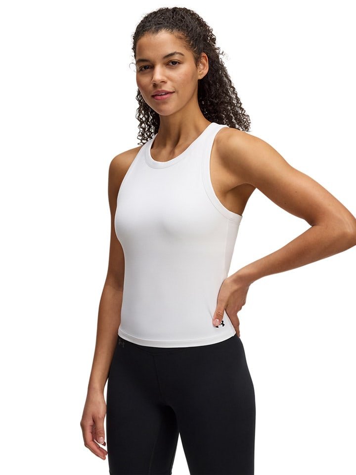 Under Armour Top sportowy w kolorze białym