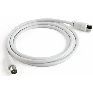 Meliconi Kabel Antenowy 2m Biały 497100BA - Kable - miniaturka - grafika 1