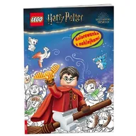Kolorowanki, wyklejanki - Lego Harry Potter. Kolorowanka z naklejkami - miniaturka - grafika 1