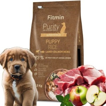 Fitmin Purity Puppy Rice Lamb&Salmon 12 kg