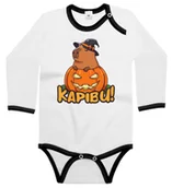 Body dla niemowląt - Body dziecięce Kapibu Kapibara Wiedźma W Dyni Halloween 86/92 - miniaturka - grafika 1