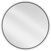 Lustra - Mexen Loft lustro łazienkowe okragłe 80 cm, rama czarna - 9850-080-080-000-70 - miniaturka - grafika 1