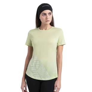 Damska koszulka termoaktywna Icebreaker Merino 125 Cool-Lite™ Sphere III SS Tee Peak Quest glazen - L - Koszulki sportowe damskie - miniaturka - grafika 1