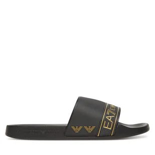 Klapki EA7 Emporio Armani 7X000110 AF15128 MC139 Czarny - Klapki i japonki męskie - miniaturka - grafika 1
