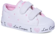 Buty dla dziewczynek - Lee Cooper buty dziecięce LCW-25-02-3264K WHITE 24 - miniaturka - grafika 1