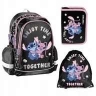 Plecaki - Plecak Trzykomorowy Lilo&stitch Disney DS25AA Paso - miniaturka - grafika 1